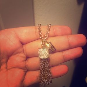 Coach gold necklace